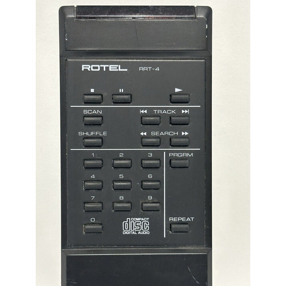 Genuine ROTEL RRT-4 CD Player Remote Control for RCD-855 CD Player TESTED - Picture 3 of 8